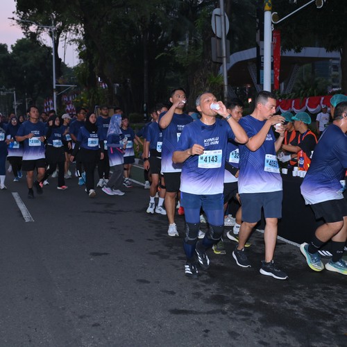 Race photo from KEMLU RUN 2026