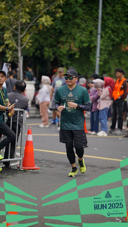 Race photo from Mangkunegaran Run 2025
