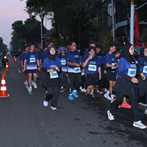 Race photo from KEMLU RUN 2026