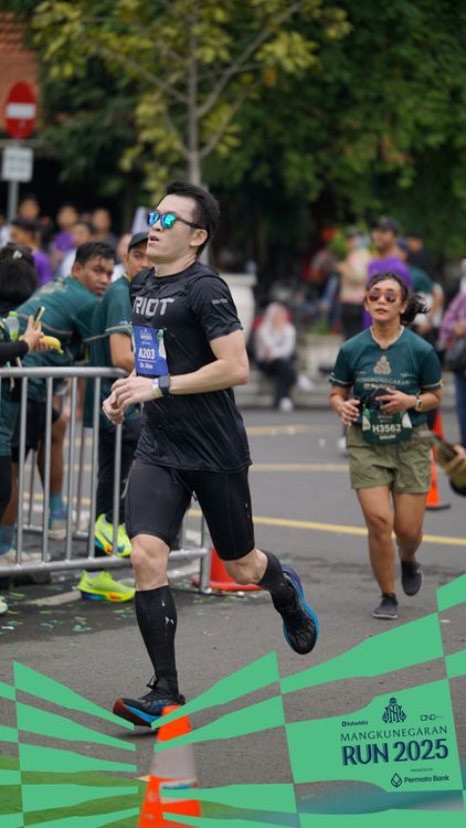 Race photo from Mangkunegaran Run 2025
