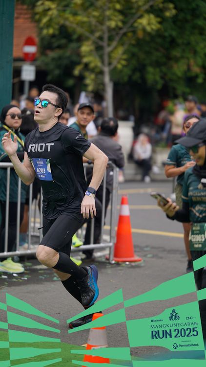 Race photo from Mangkunegaran Run 2025