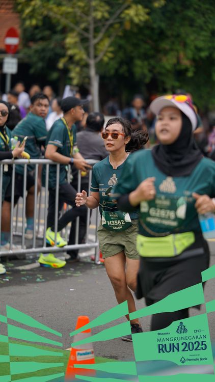 Race photo from Mangkunegaran Run 2025