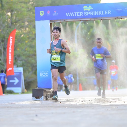 Race photo from BOGORUN 2026
