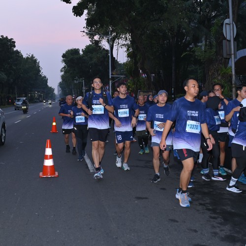 Race photo from KEMLU RUN 2026