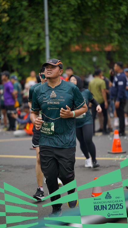 Race photo from Mangkunegaran Run 2025