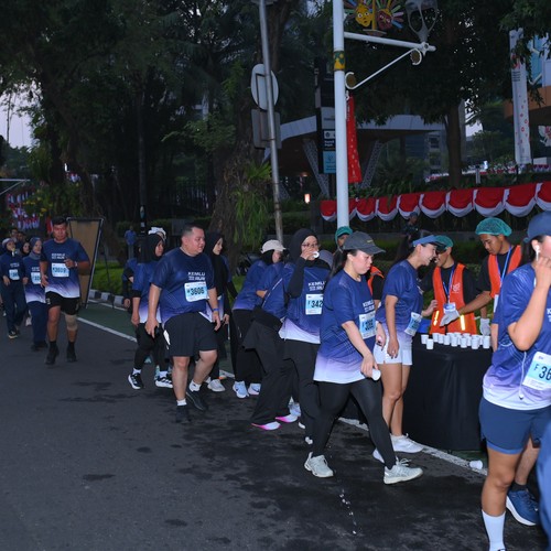 Race photo from KEMLU RUN 2026