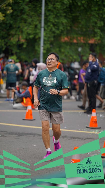 Race photo from Mangkunegaran Run 2025