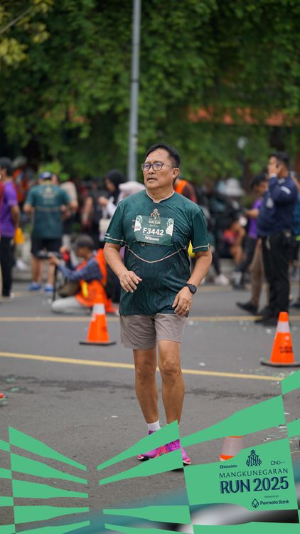Race photo from Mangkunegaran Run 2025