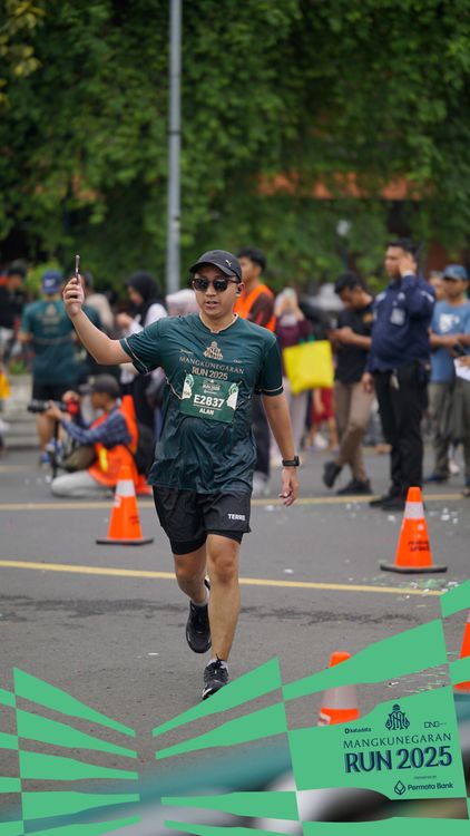 Race photo from Mangkunegaran Run 2025