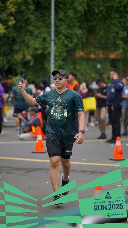 Race photo from Mangkunegaran Run 2025