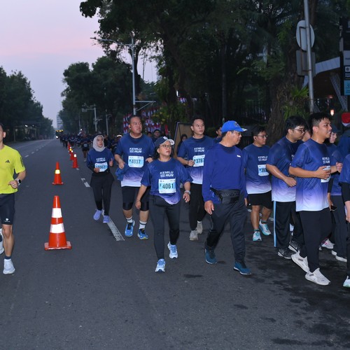Race photo from KEMLU RUN 2026