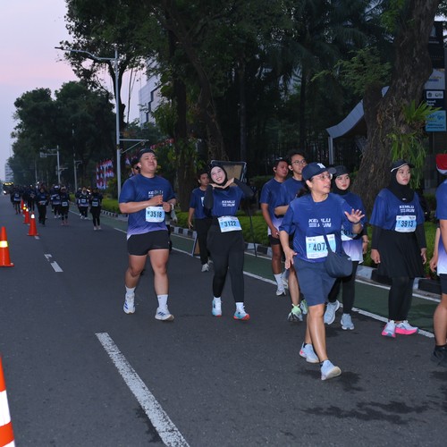 Race photo from KEMLU RUN 2026