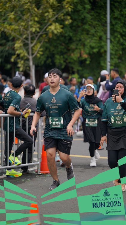 Race photo from Mangkunegaran Run 2025