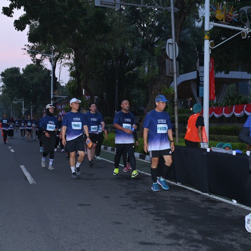 Race photo from KEMLU RUN 2026