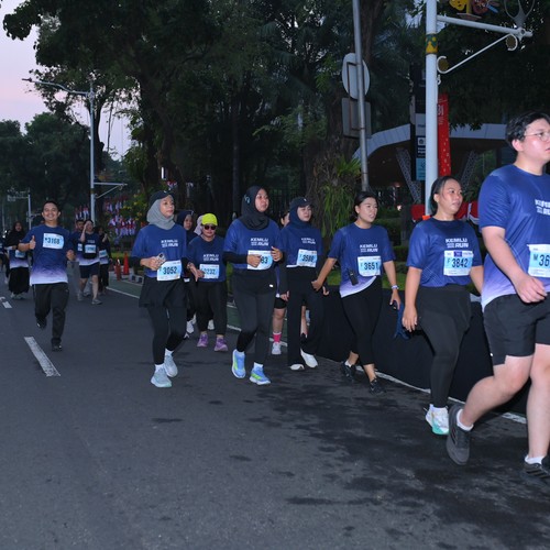 Race photo from KEMLU RUN 2026