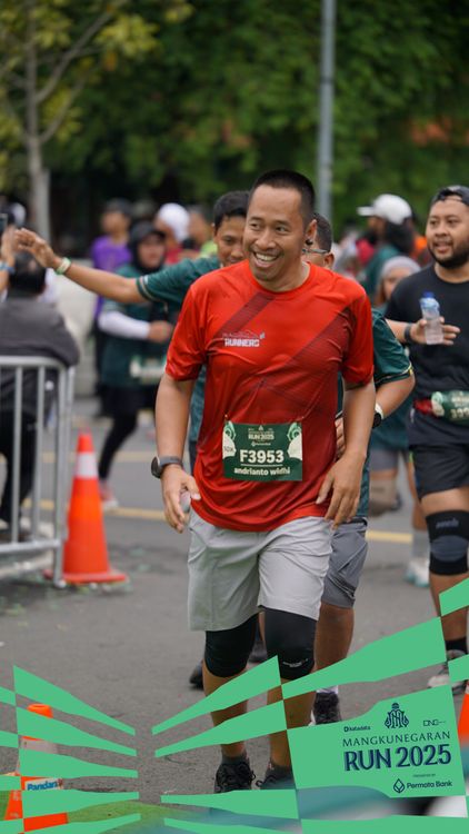 Race photo from Mangkunegaran Run 2025