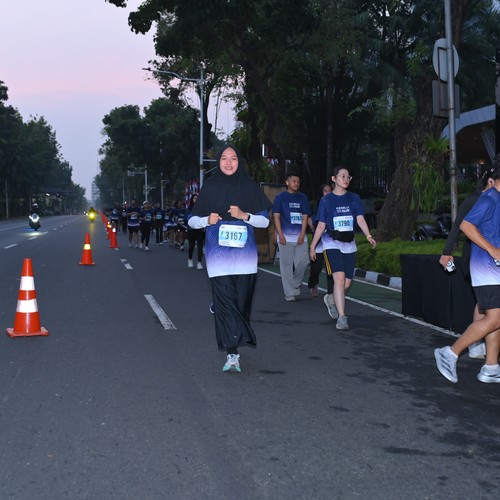 Race photo from KEMLU RUN 2026