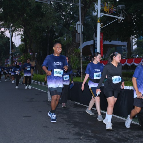 Race photo from KEMLU RUN 2026