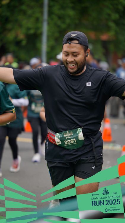Race photo from Mangkunegaran Run 2025