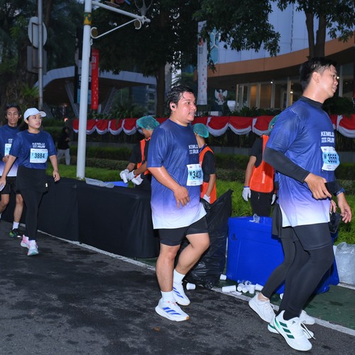 Race photo from KEMLU RUN 2026
