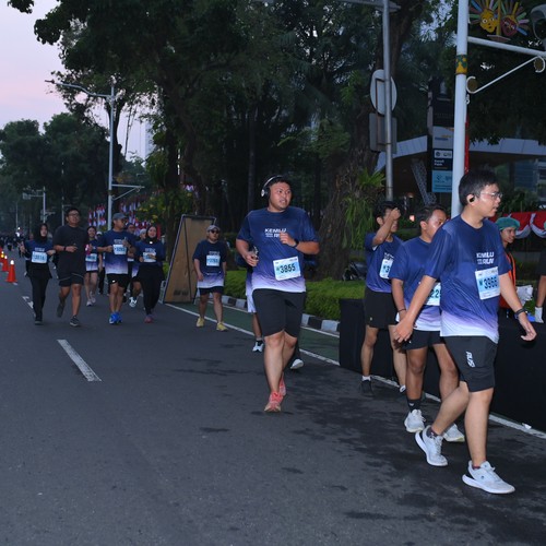 Race photo from KEMLU RUN 2026