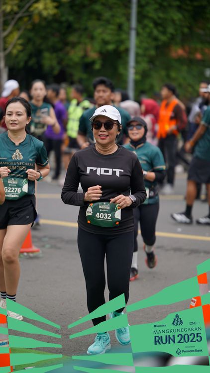 Race photo from Mangkunegaran Run 2025