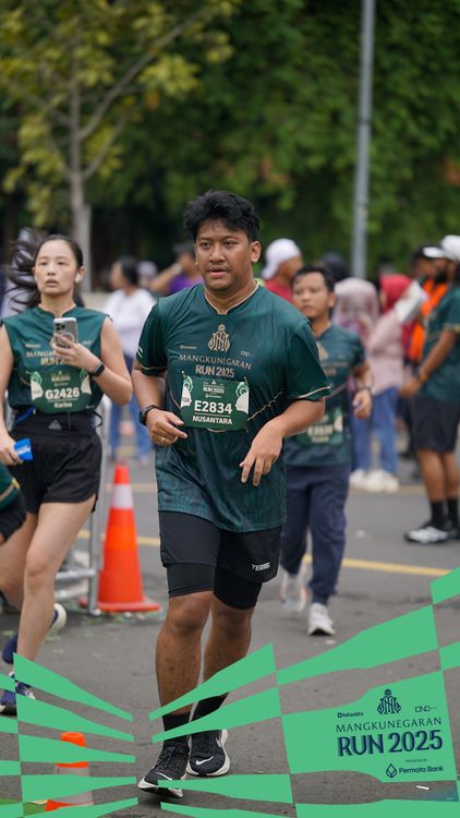 Race photo from Mangkunegaran Run 2025