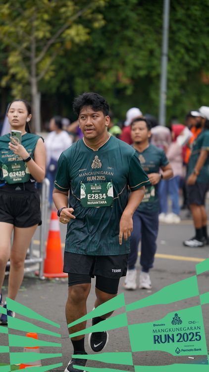 Race photo from Mangkunegaran Run 2025