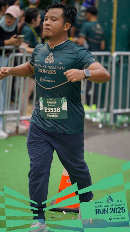 Race photo from Mangkunegaran Run 2025