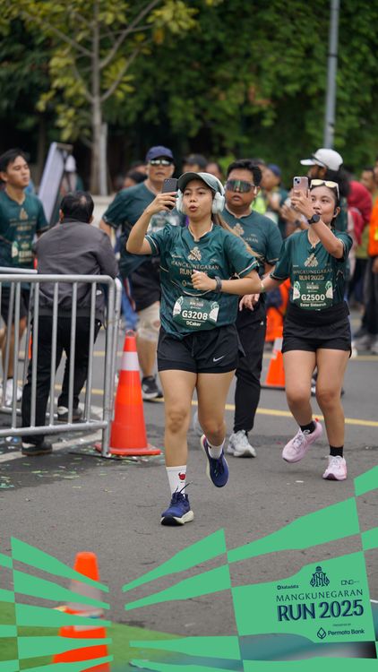 Race photo from Mangkunegaran Run 2025