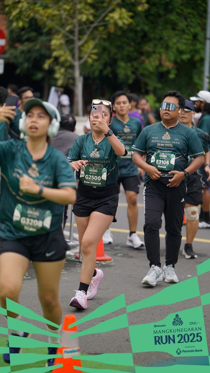 Race photo from Mangkunegaran Run 2025