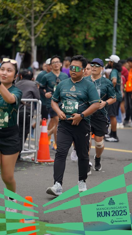 Race photo from Mangkunegaran Run 2025