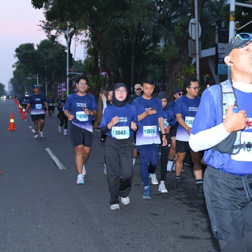 Race photo from KEMLU RUN 2026