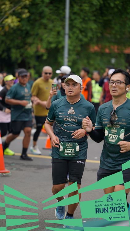 Race photo from Mangkunegaran Run 2025