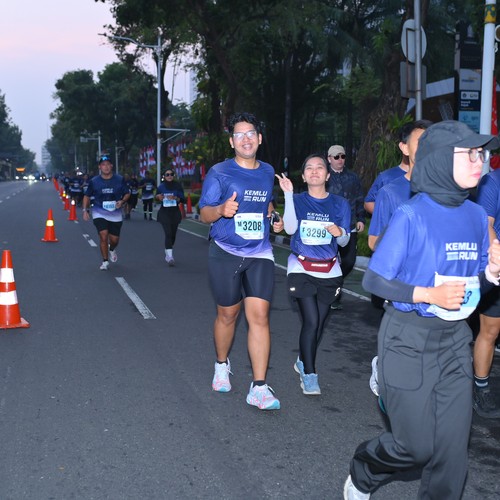 Race photo from KEMLU RUN 2026