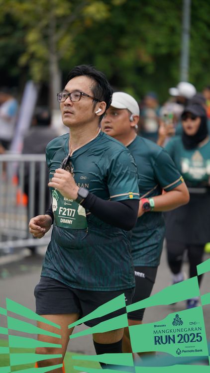 Race photo from Mangkunegaran Run 2025