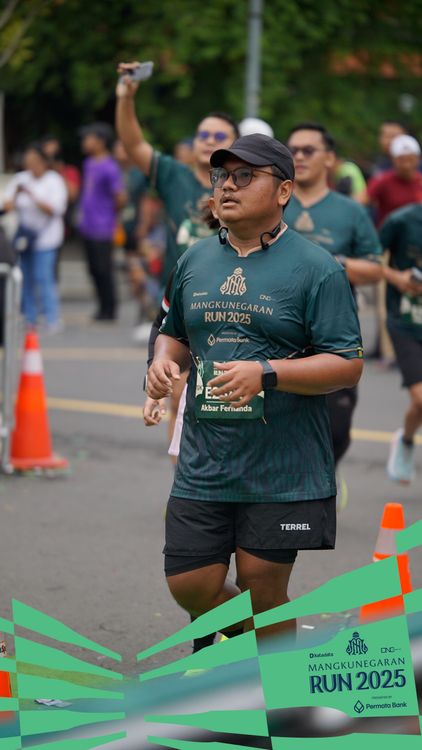 Race photo from Mangkunegaran Run 2025
