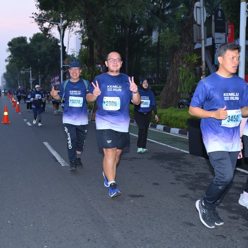 Race photo from KEMLU RUN 2026