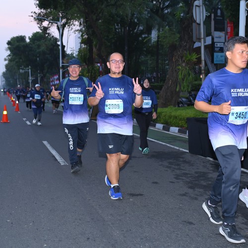 Race photo from KEMLU RUN 2026