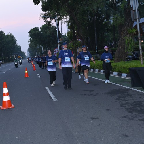Race photo from KEMLU RUN 2026