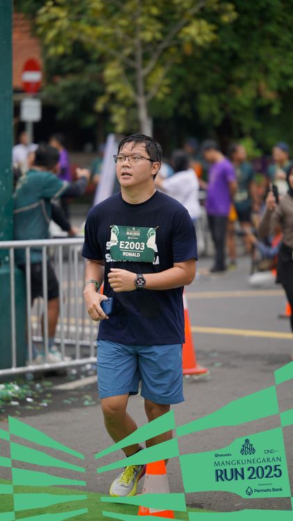 Race photo from Mangkunegaran Run 2025