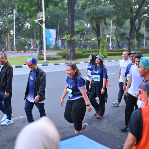 Race photo from KEMLU RUN 2026
