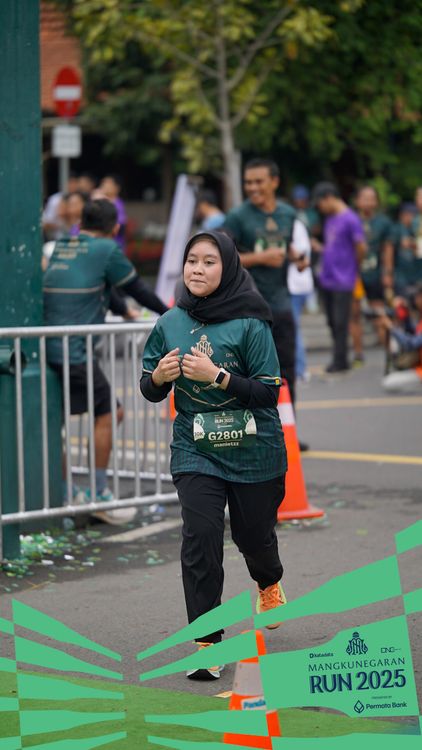 Race photo from Mangkunegaran Run 2025