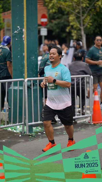 Race photo from Mangkunegaran Run 2025