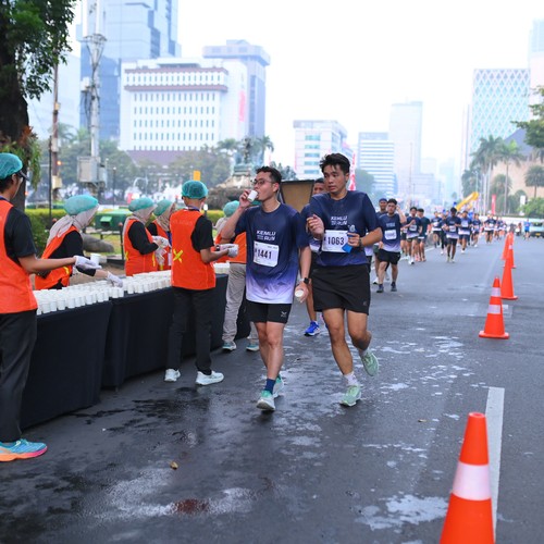 Race photo from KEMLU RUN 2026