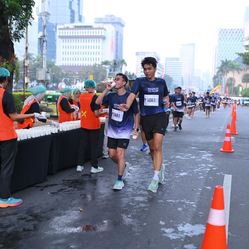 Race photo from KEMLU RUN 2026