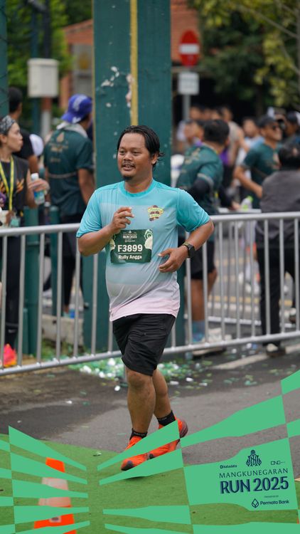 Race photo from Mangkunegaran Run 2025