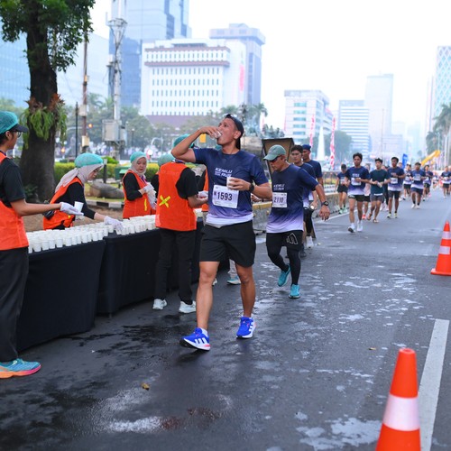 Race photo from KEMLU RUN 2026