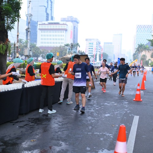 Race photo from KEMLU RUN 2026