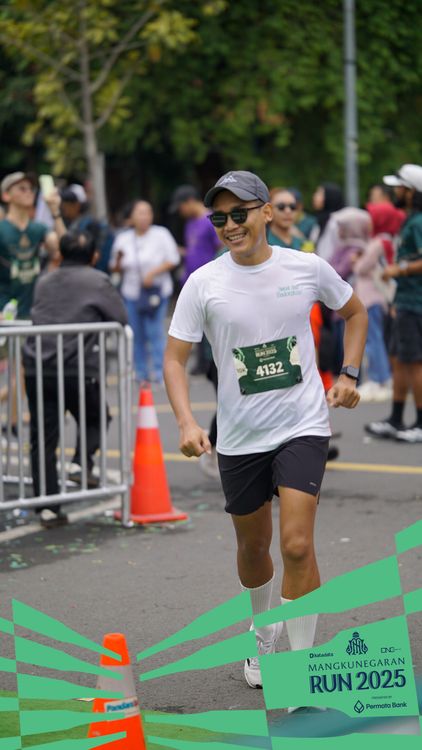 Race photo from Mangkunegaran Run 2025